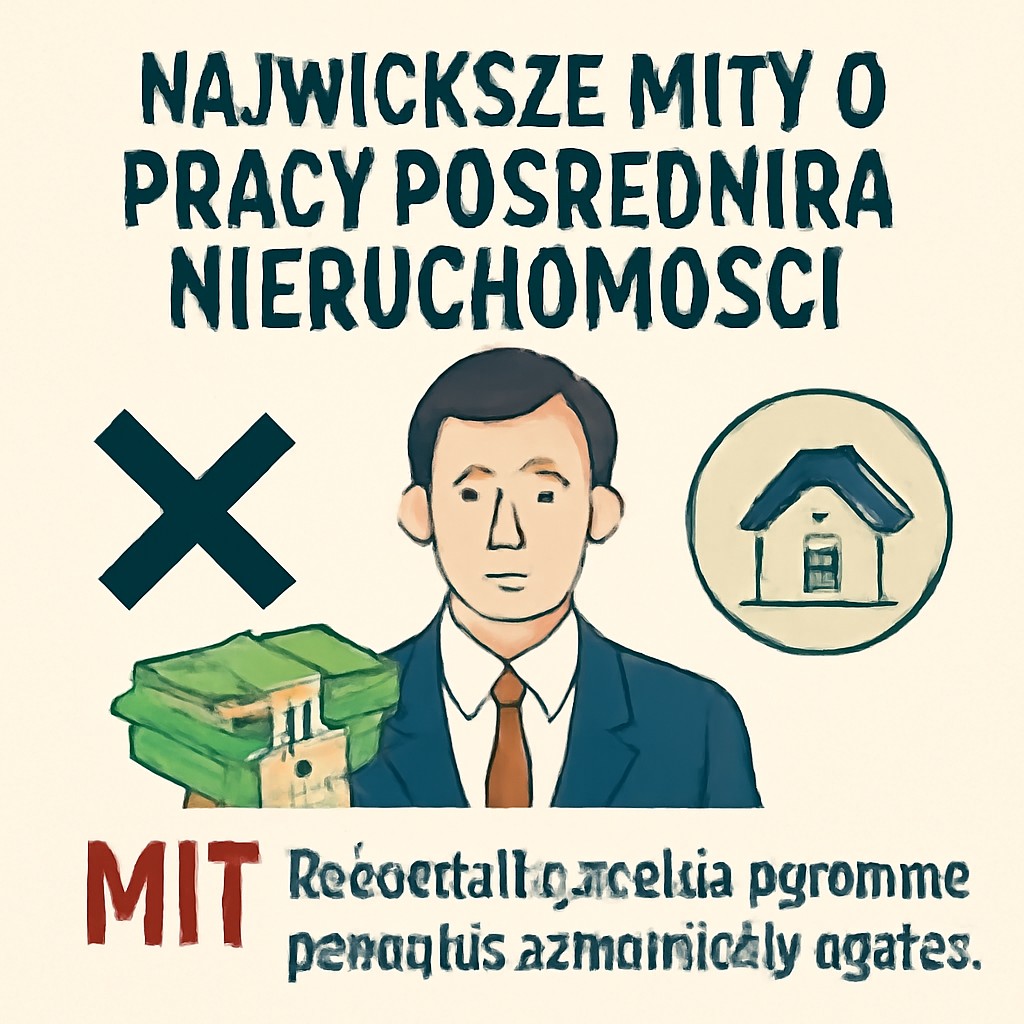 Największe mity o pracy pośrednika nieruchomości