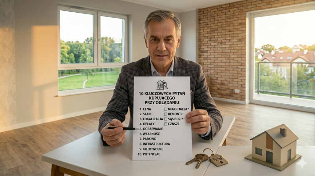 10 pytań, które kupujący zawsze zadają podczas oglądania mieszkania